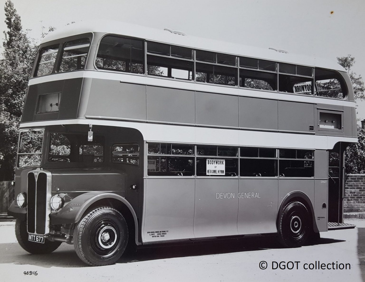NTT 677 copyright - Devon General Omnibus Trust